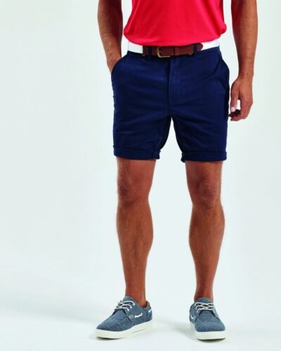 Asquith and Fox MENS ULTIMATE CHINO SHORTS — Custom Embroidery Available