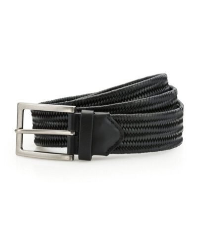 Asquith and Fox LEATHER BRAID BELT — Custom Embroidery Available