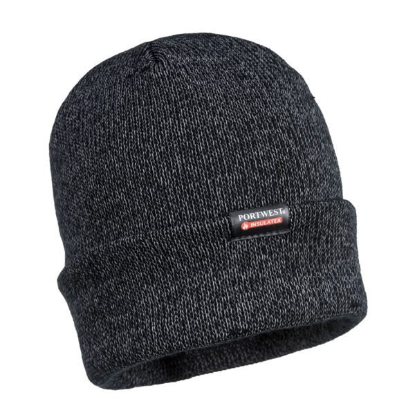 Portwest Insulated Knit Reflective Yarn Beanie — Custom Embroidery Available