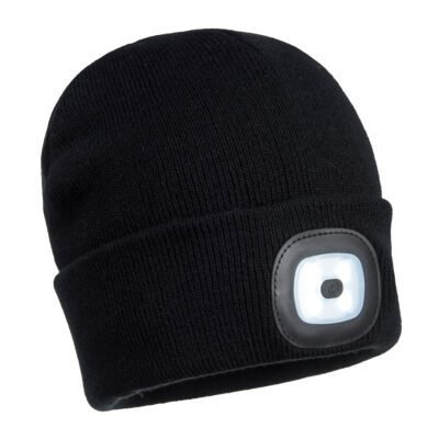 Portwest Rechargeable LED Beanie — Custom Embroidery Available