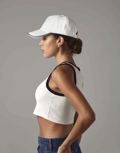 Beechfield AUTHENTIC 5 PANEL CAP PIPED PEAK — Custom Embroidery Available