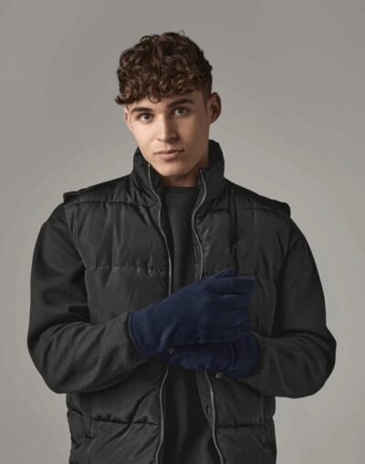 Beechfield RECYCLED FLEECE GLOVES — Custom Embroidery Available