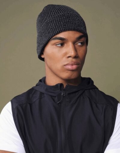 Beechfield STREETLITE REFLECTIVE BEANIE — Custom Embroidery Available