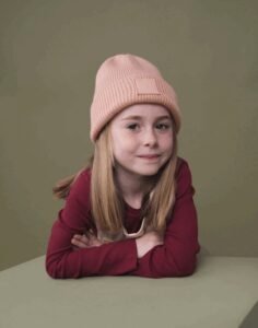 Beechfield KIDS DEEP CUFFED TONAL PATCH BEANIE