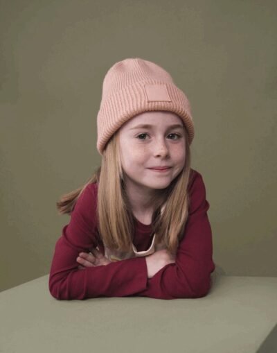 Beechfield KIDS DEEP CUFFED TONAL PATCH BEANIE