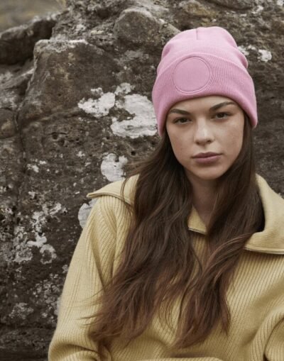 Beechfield CIRCULAR PATCH BEANIE — Custom Embroidery Available