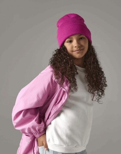 Beechfield JUNIOR ORIGINAL CUFFED BEANIE — Custom Embroidery Available