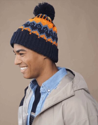 Beechfield RETRO SKI BEANIE — Custom Embroidery Available