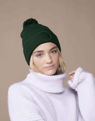 Beechfield FAN PATCH BEANIE — Custom Embroidery Available