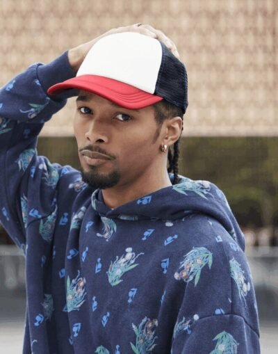 Beechfield RETRO 5 PANEL TRUCKER — Custom Embroidery Available