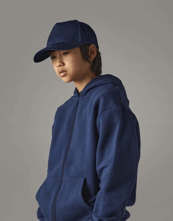 Beechfield JUNIOR ORGANIC COTTON 5 PANEL CAP — Custom Embroidery Available