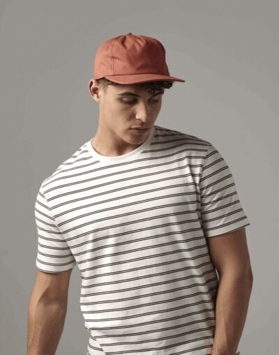 Beechfield ORGANIC COTTON UNSTRUCTURED 5 PANEL CAP — Custom Embroidery Available