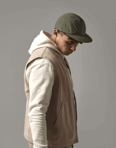 Beechfield OUTDOOR 5 PANEL CAMPER CAP — Custom Embroidery Available