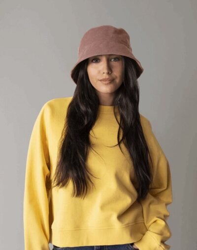 Beechfield EARTHWARE CORD BUCKET HAT — Custom Embroidery Available