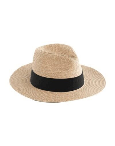 Beechfield STRAW FEDORA — Custom Embroidery Available