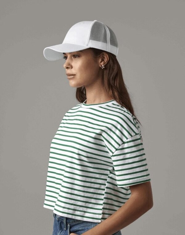 Beechfield RECYCLED URBANWEAR 6 PANEL SNAPBACK TRUCKER — Custom Embroidery Available