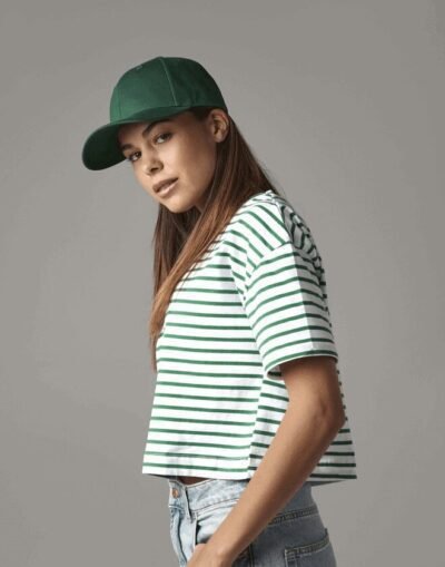 Beechfield EARTHAWARE CLASSIC ORGANIC COTTON 6 PANEL CAP — Custom Embroidery Available