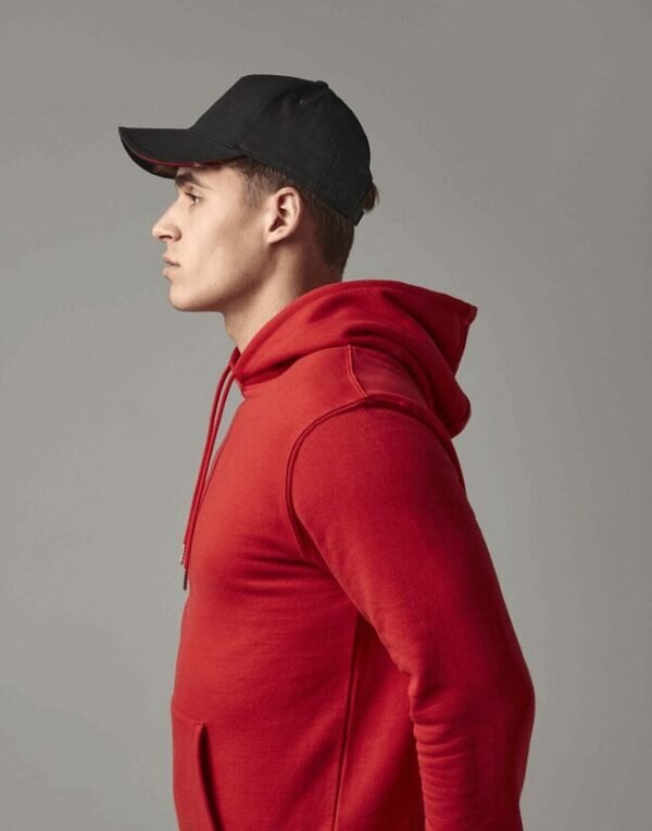 Beechfield EARTHAWARE CLASSIC ORGANIC 5 PANEL CAP - SANDWICH PEAK — Custom Embroidery Available