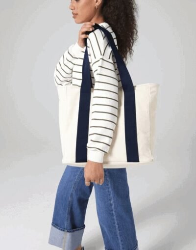 Bagbase EDIT CANVAS TOTE — Custom Embroidery Available