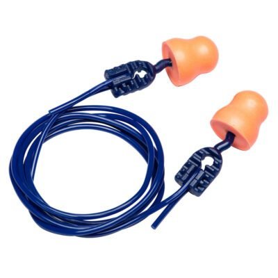 Portwest Easy Fit PU Ear Plugs Corded (200 Pairs) — Custom Embroidery Available