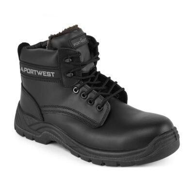 Portwest Composite Leather Winter Ankle Boot S3S SR — Custom Embroidery Available