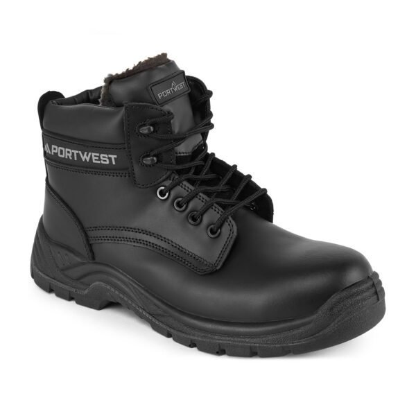 Portwest Composite Leather Winter Ankle Boot S3S SR — Custom Embroidery Available