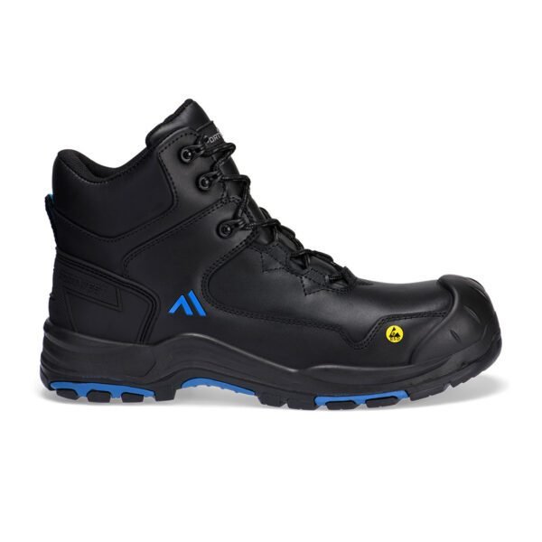 Portwest Composite Action Leather Mid Boot S3S ESD HRO SR SC FO — Custom Embroidery Available