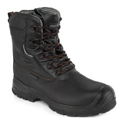 Portwest Composite Leather Traction Boot 7" S7L ESD HRO CI FO — Custom Embroidery Available