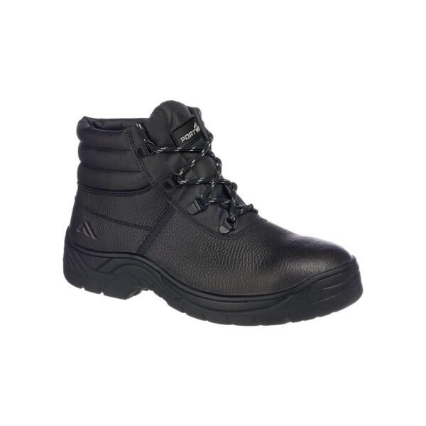 Portwest Steel Leather Ankle Boot S3 HRO SRC — Custom Embroidery Available
