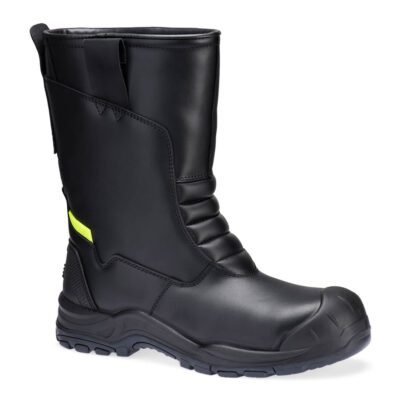 Portwest Steel Leather Winter Rigger Boot S3L SC HRO CI SR — Custom Embroidery Available
