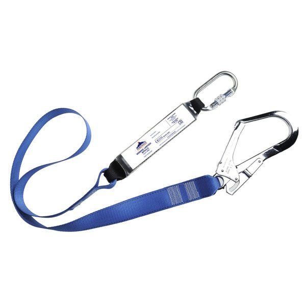 Portwest Single Webbing 1.8m Lanyard With Shock Absorber — Custom Embroidery Available