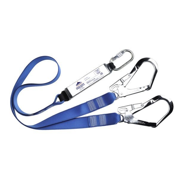 Portwest Double Webbing 1.8m Lanyard With Shock Absorber — Custom Embroidery Available