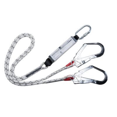 Portwest Double Kernmantle 1.8m Lanyard With Shock Absorber — Custom Embroidery Available