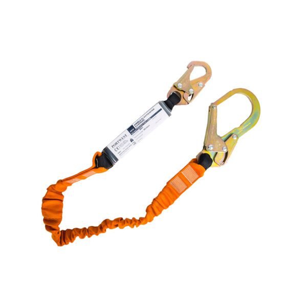 Portwest Single 140kg 1.8m Lanyard with Shock Absorber — Custom Embroidery Available