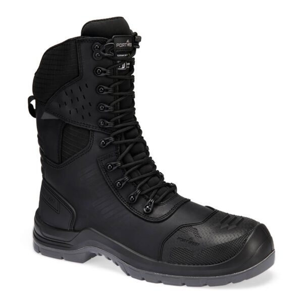 Portwest Composite Leather High Boot S7L ESD HRO LG FO SC CI SR — Custom Embroidery Available