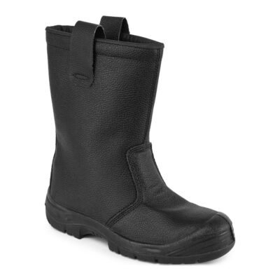 Portwest Steel Leather Rigger Boot S3 SR — Custom Embroidery Available