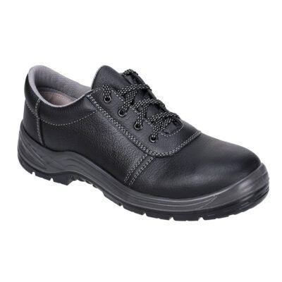 Portwest Steel Leather Low Shoe S3 SRC — Custom Embroidery Available
