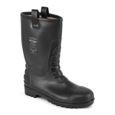 Portwest Steel PVC Rigger Boot S5 FO CI — Custom Embroidery Available
