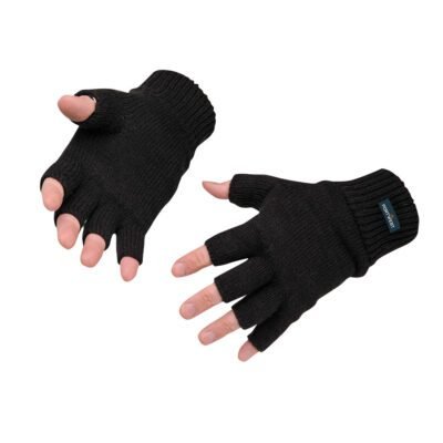 Portwest Insulated Fingerless Knit Glove — Custom Embroidery Available