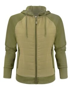 James Harvest HAR2122044 Ladies Keyport Full Zip Hooded Hybrid Jacket