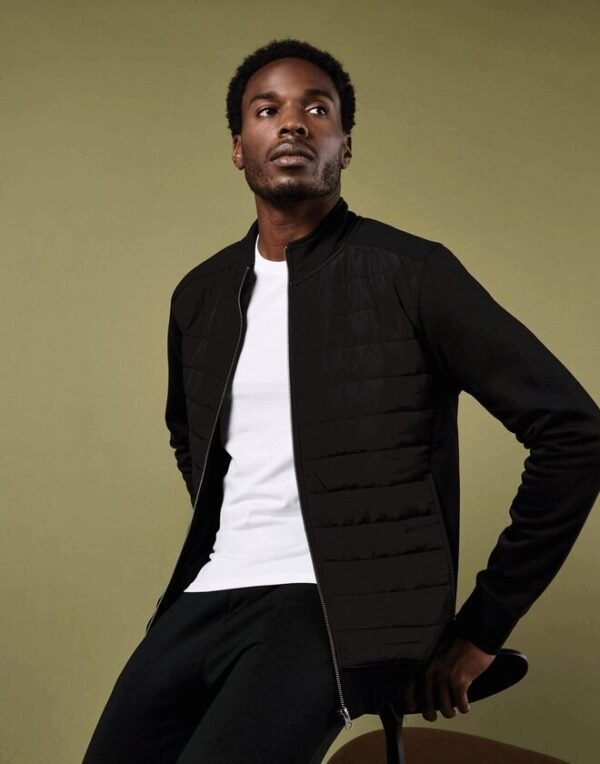 Kustom Kit QUILTED FULL ZIP SWEATSHIRT — Custom Embroidery Available