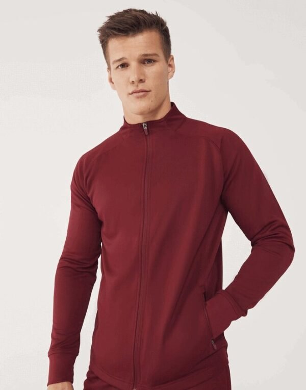 Finden & Hales ADULTS KNITTED TRACKSUIT TOP — Custom Embroidery Available