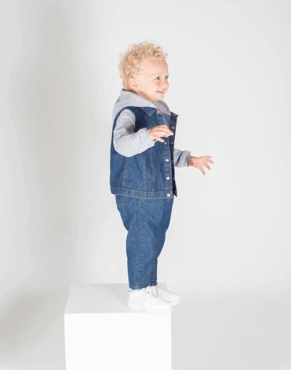 Larkwood DENIM JACKET WITH FLEECE HOOD