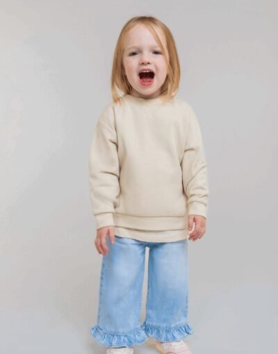 Larkwood KIDS SUSTAINABLE SWEATSHIRT — Custom Embroidery Available
