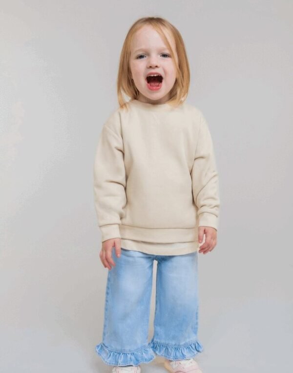 Larkwood KIDS SUSTAINABLE SWEATSHIRT — Custom Embroidery Available