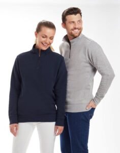 Mantis M197 Unisex Organic 1/4 Zip Sweat