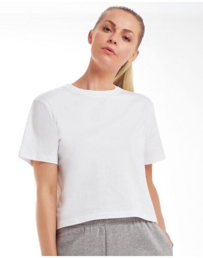 Mantis M198 Women's Organic Cropped Heavy T