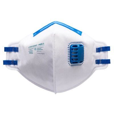 Portwest FFP2 Valved Fold Flat Respirator (Pk20) — Custom Embroidery Available