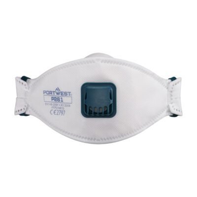 Portwest Trifold Valved Dolomite FFP2 Respirator (Pk10) — Custom Embroidery Available