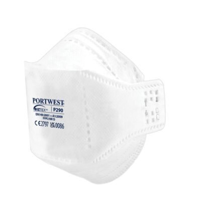 Portwest EAGLE FFP2 Dolomite Fold Flat Respirator (Pk20) — Custom Embroidery Available